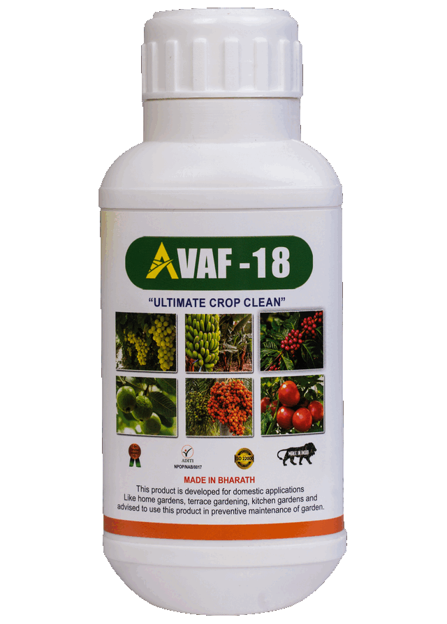 AVAF-18 herbal crop clean spray, 500 ml bottle